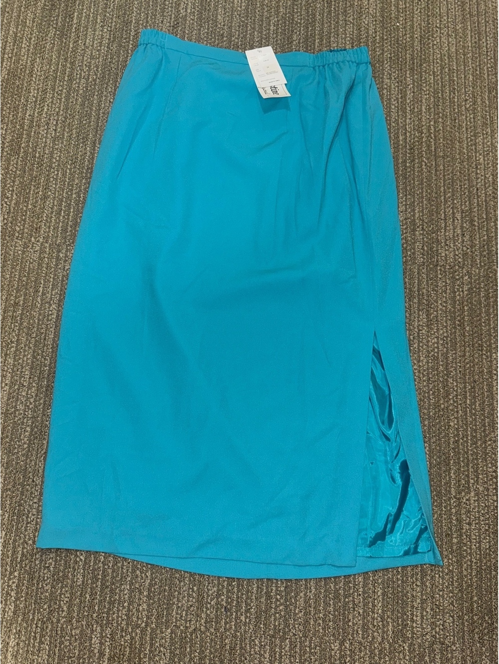 Vintage Boutique Aussie Austine Originals Teal Maxi Skirt Plus Size 20 NWT